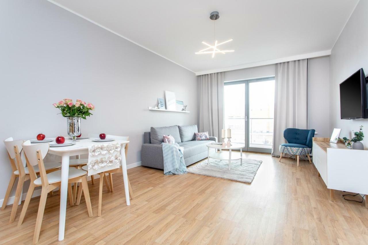גדנסק Seaside Beach Przy Plazy - Parking - Praia Apartments - Ergo Polsat Plus Arena מראה חיצוני תמונה