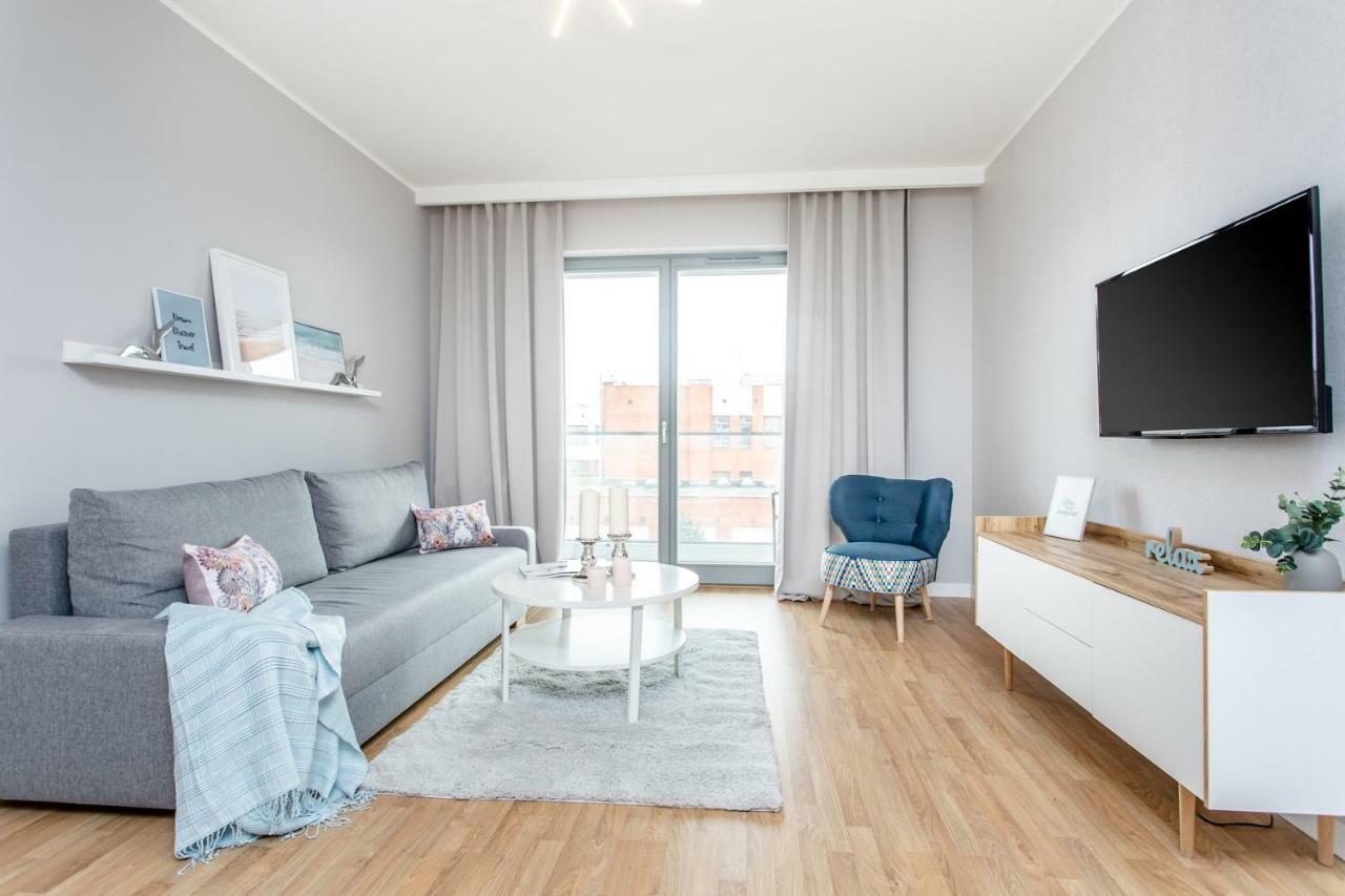 גדנסק Seaside Beach Przy Plazy - Parking - Praia Apartments - Ergo Polsat Plus Arena מראה חיצוני תמונה